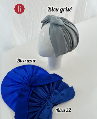 Turban à ruban mousseline